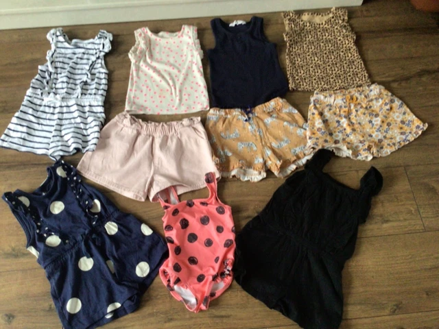 girls clothes bundle age 2-3 years next f&f TU 10 Items