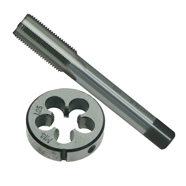 Materiale di consumo trapano filettato set destro 14 mm x 1,25 mm pendenza