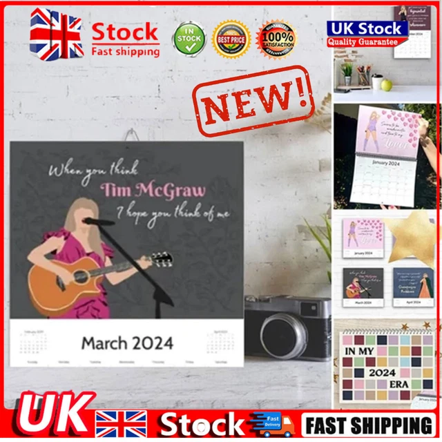 2025 CALENDAR TAYLOR Swift The Eras Tour Calendar For Fan 2025 Wall