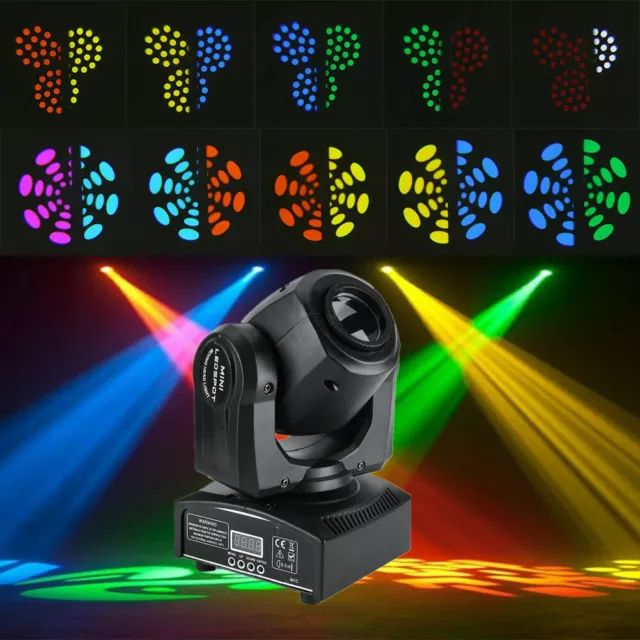 30w Dmx512 Tête Mobile Rotatif Projecteur LED RGB Effets Disque Discothèque Cir