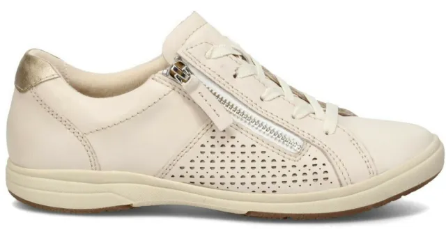 Rtls $110 Earth Origins Etta Womens Leather White Sneakers Sz 8