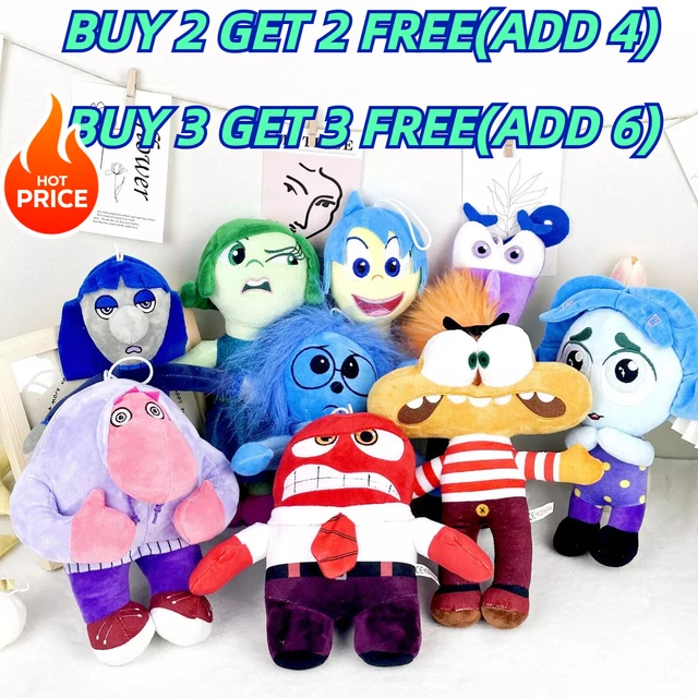 Joy Riley INSIDE OUT JOY Riley Anxiety Sadness Plush Toys Soft Stuffed Doll Kids ...