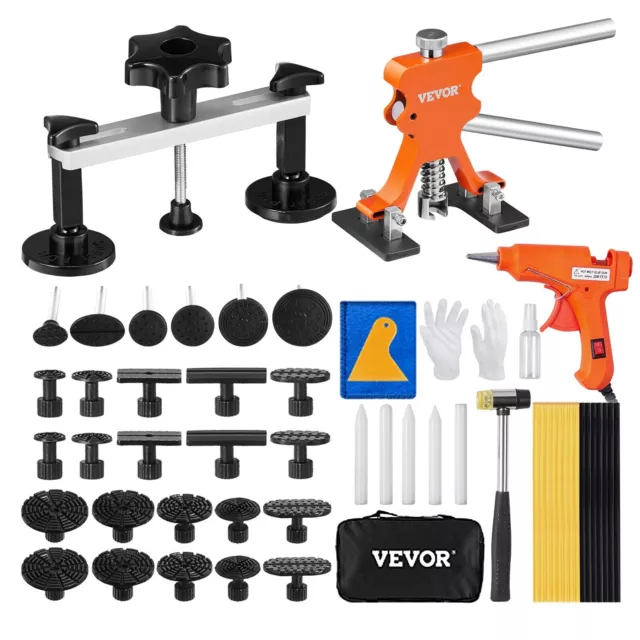 VEVOR Kit Débosselage Carrosserie Outil Débosselage sans Peinture 56PCS Complet