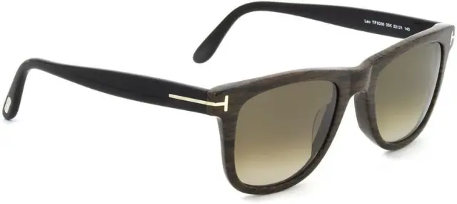 Tom Ford Leo TF 9336 05K Black / Brown Gradient Sunglasses Sonnenbrille Size 52 2