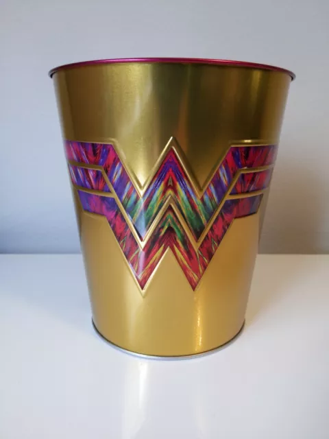 WW84 Limited Edition RARE Wonder Woman AMC Theatres Promo Popcorn Tin -DC