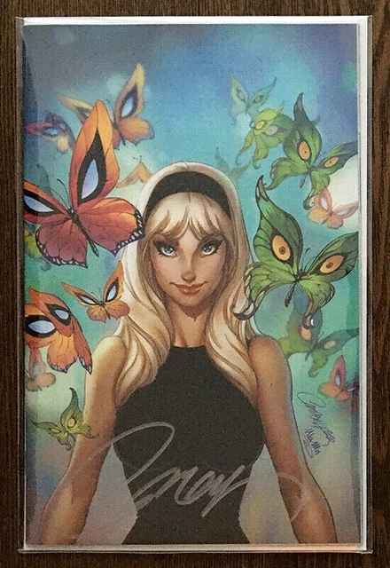 Marvel Gwen Stacy 2020 #1 variant J. Scott Campbell signed certificate COA NM