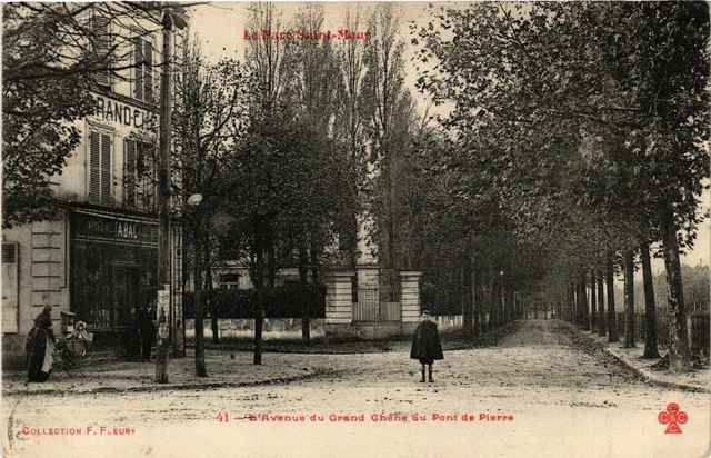 CPA AK Le Parc St-MAUR L'Avenue du Grand Chene au Pont de Pierre (672055)