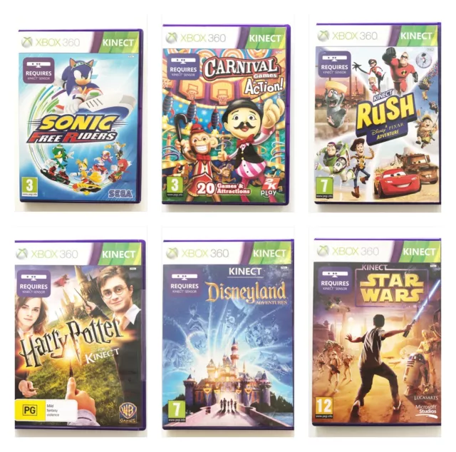 Xbox 360 Kinect Games | Choose Title | Dance, Sports, Harry Potter, Carnival