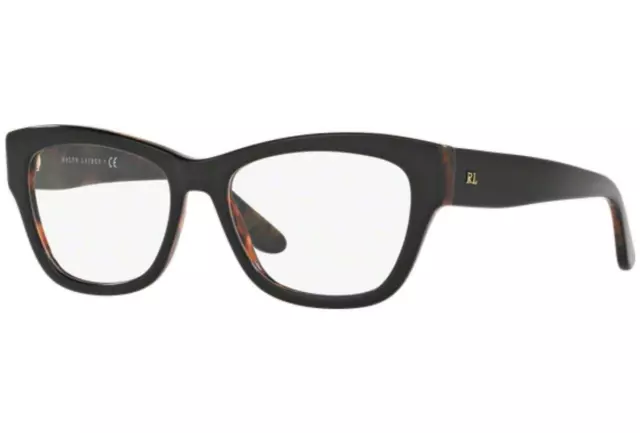 Ralph Lauren RL6156 5260 Black & Havana Brille Frames Glasses Eyeglasses Size 54