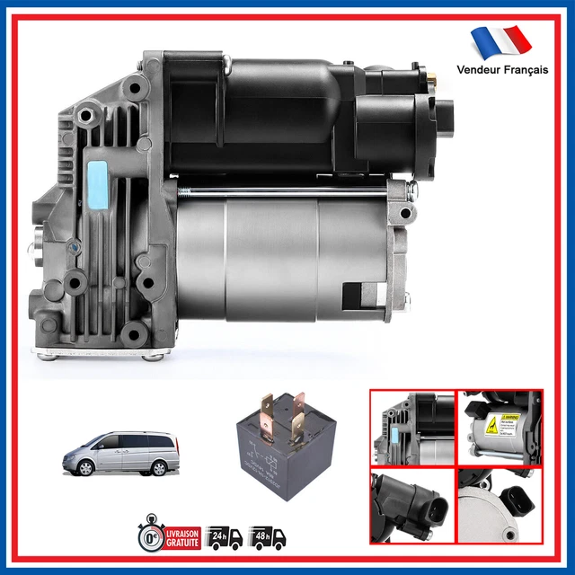 Compresseur Et Vanne De Suspension Pneumatique 4722555610/4430201641 - Compatible BMW Série 5, 7 & Alpina