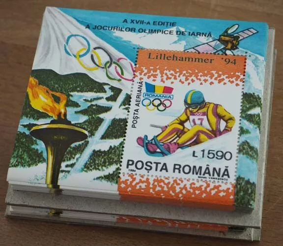 1994 Rumänien; 200 Blocks Winterspiele, postfrisch/MNH, Bl. 288, ME 900,-