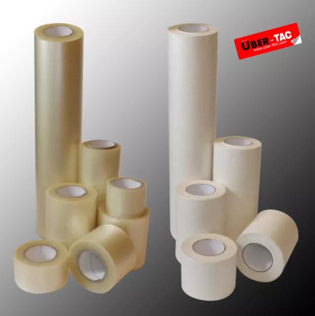 20% Off! Clear/Paper Roll Of Application Transfer Tape Many Sizes App Tape*
