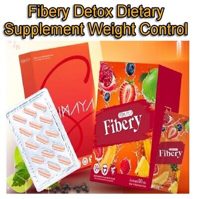 Juego de suplementos dietéticos de control de peso y desintoxicación de fibra Primaya S control de peso