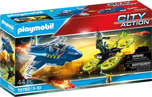 34291848/K94 Playmobil® Konstruktions-Spielset »Polizei-Jet: Drohnen-Verfolgung