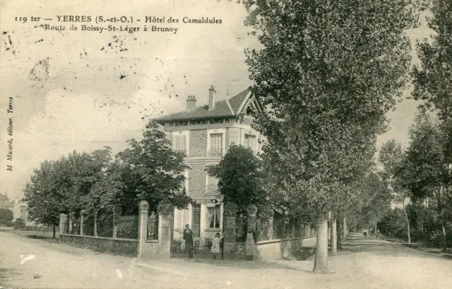 Carte YERRES Hôtel des Camaldules Route de Boissy Saint Léger à Brunoy