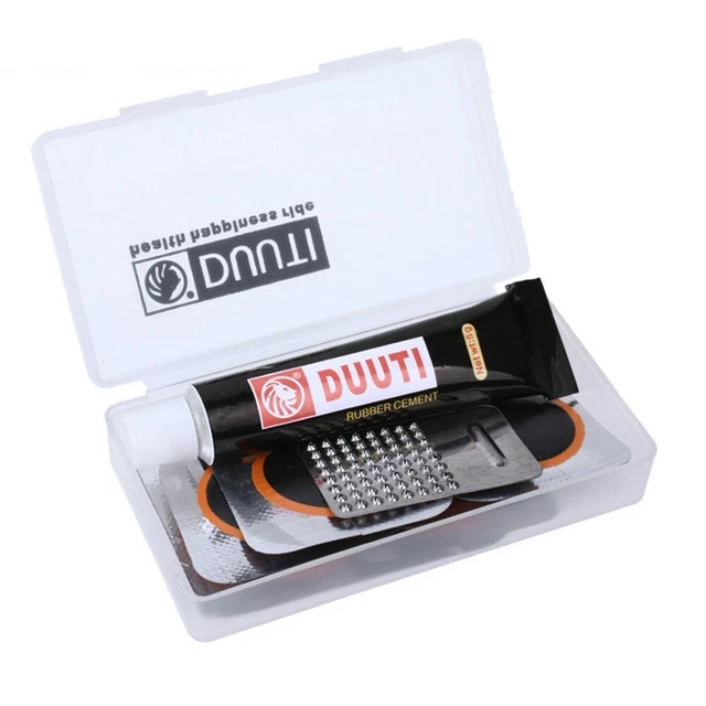 Kit di riparazione comodo e durevole per tubo interno bicicletta foratura piatta