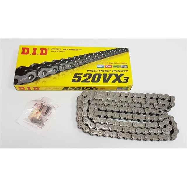 DID 520 VX3 x 102 Link Black X-Ring Chain SYM Wolf 250 i SB250Ni 2013-2016