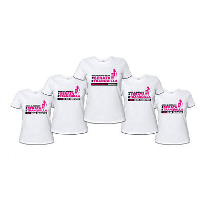 Pacchetto T-Shirt Magliette da Donna Personalizzate per Addii al Nubilato "Se...