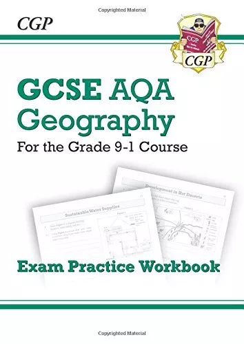 New Grade 9-1 GCSE Geography AQA Exam Practice Workbook By CGP Books