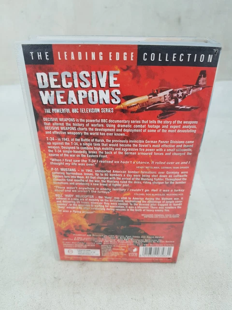 DECISIVE WEAPONS THE powerful BBC Television Series vhs video war Sean ...