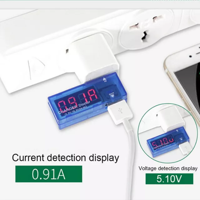 Tester per misuratore di tensione di corrente di alimentazione mini USBportatile
