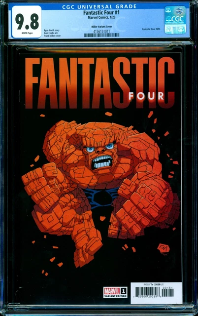 Fantastic Four #1 FRANK MILLER 1:400 VARIANT CGC 9.8 NM/MT THING FF