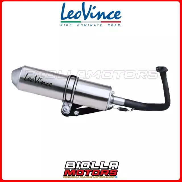 7470 EXHAUST LEOVINCE KYMCO PEOPLE S 50 4 stroke 2006 - 2008 STAINLESS STEEL 4T