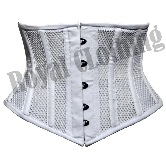 New! Select Size! 201 Authentic White Mesh Steel Boned Underbust