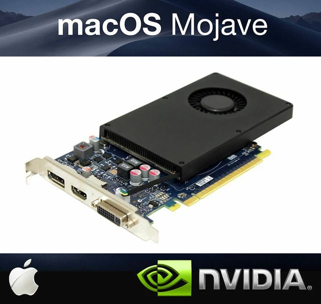 Apple MAC PRO Nvidia GT 640 1GB PCI-E Video Card OSX Mojave Catalina Metal