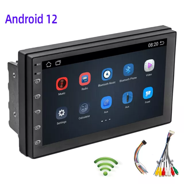 7" Double Din Car Stereo 2+32G Android System Bluetooth /WiFi/AM/FM/GPS Navi