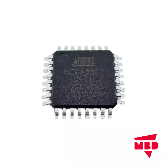 ATMEL ATMEGA328P-AU IC 8-Bit-ATmega SMD uC AVR Mikrocontroller MCU 32KB, TQFP-32