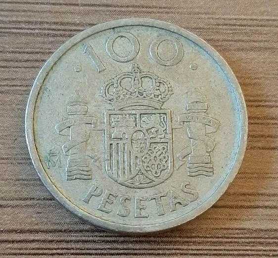ESPAGNE ; pièce 100 PESETAS 1992 (#4692)