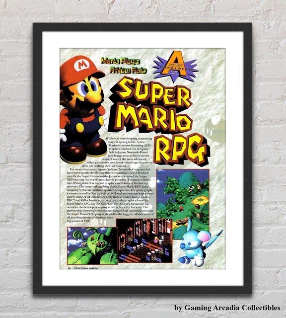 SUPER MARIO RPG - Promotional Poster B2 - 51.5cm x 73cm