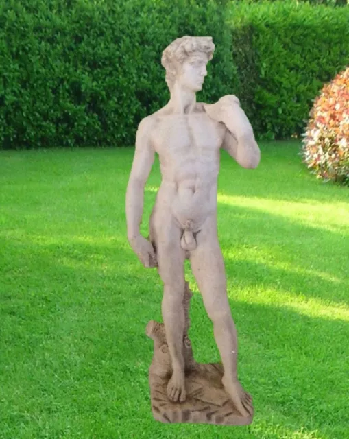 Statua per giardino, arredamento esterno, statua in cemento,