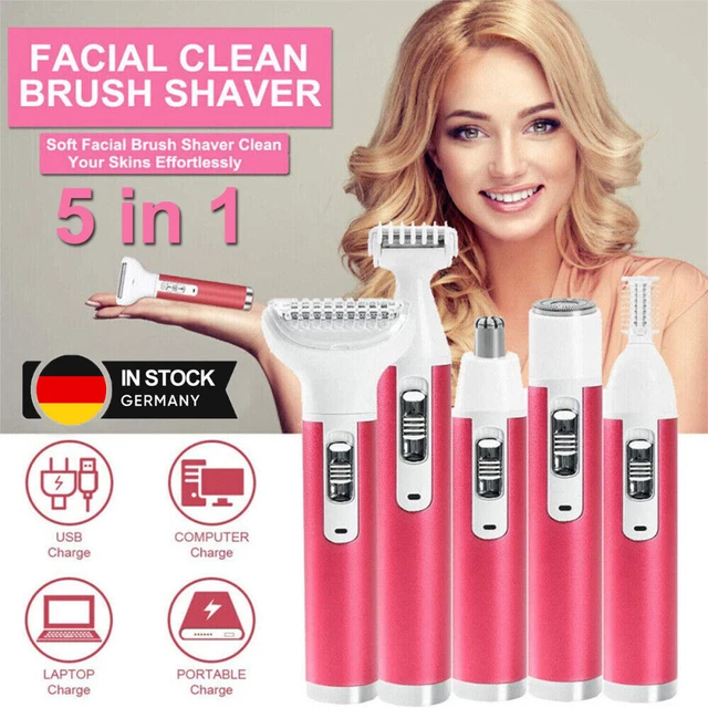 Rasoio elettrico donna 5 in 1 rasoio elettrico donna antidolorifico