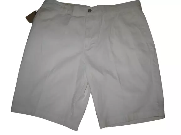 DOCKERS KHAKIS FLAT Front Ivory Chino Shorts Men's Size 36 NEW $42 $19. ...