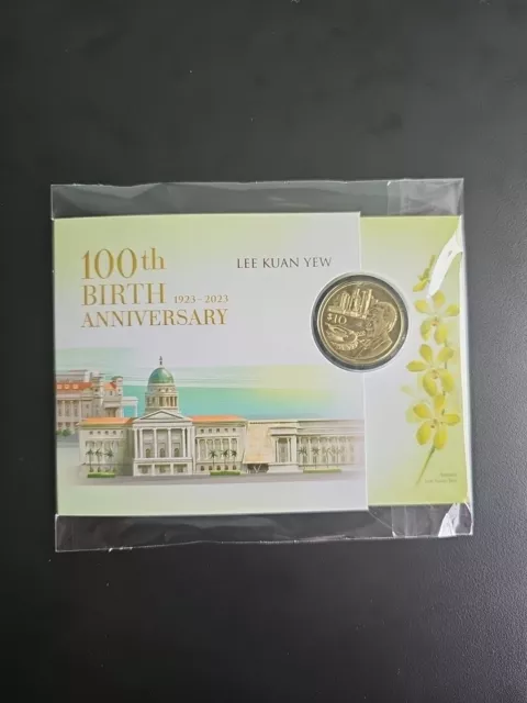 Singapore 2023 $10 Commemorative Coin: 100th Birth Anniv Lee Kuan Yew (LKY100)