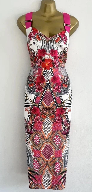 NWT TED BAKER Kloeey in Samba Floral Strappy Pencil Sheath Dress 1
