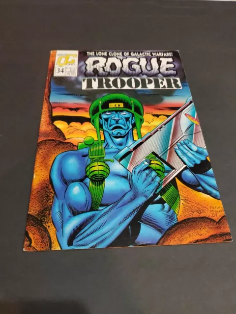 Rogue Trooper 1986 Series #34 Quality Comics Comic Book Original Excellent Cond.