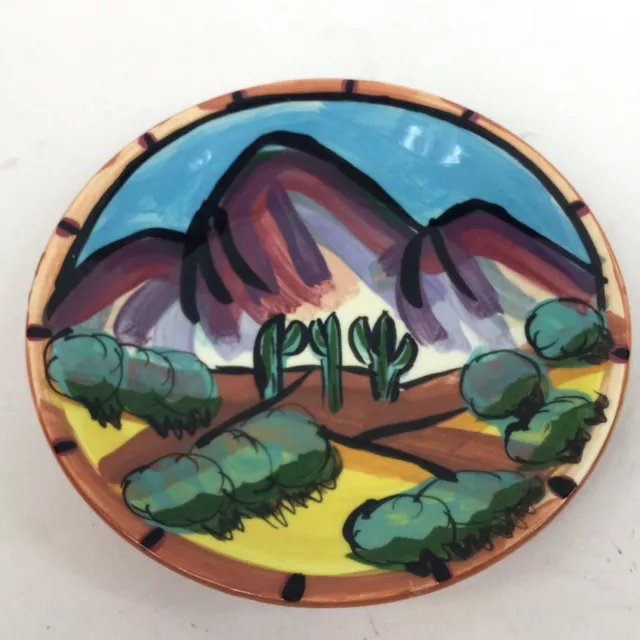 Artist Signed Southwest Pottery bowls, set of 4, Scottsdale AZ Winners Circle