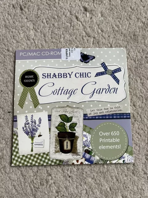 Debbi Moore Designs Shabby Chic Cottage Garden Paper Crafting CD rom