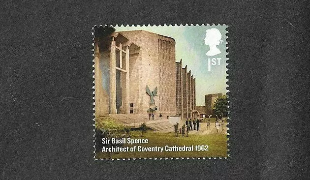 Sir Basil Spence - Architect Coventry Cathedral single- mnh Great Britain-