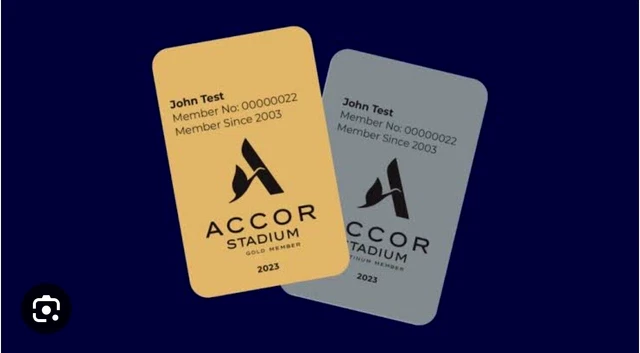 accor stadium gold membership