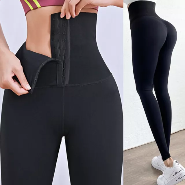 Hex Contour Black Shaping Form Fitted High Waisted Activewear Gym