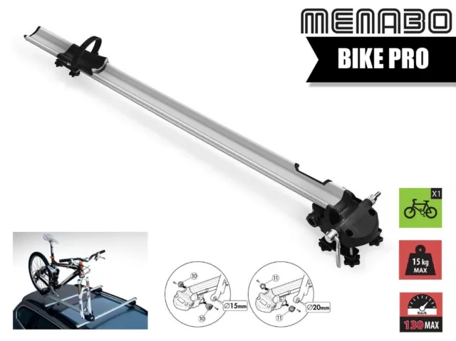 Portabici Da Tetto Carpriss Bike Pro - In Acciaio/Alluminio, Senza Chiave - Foto 6