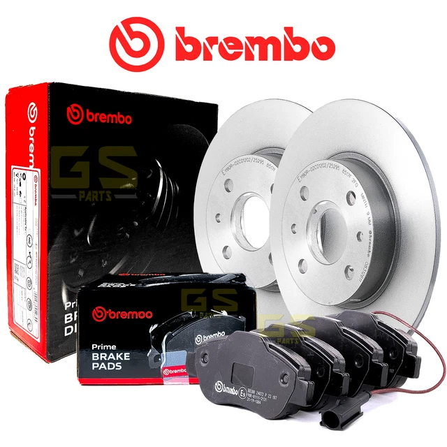 Kit Dischi E Pastiglie Freno Brembo - Compatibile Fiat 500 Abarth, Bravo, Stilo, Lancia - Foto 11