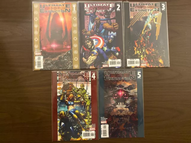 Ultimate Extinction 1-5 High Grade Marvel Lot Set Run CL50-85
