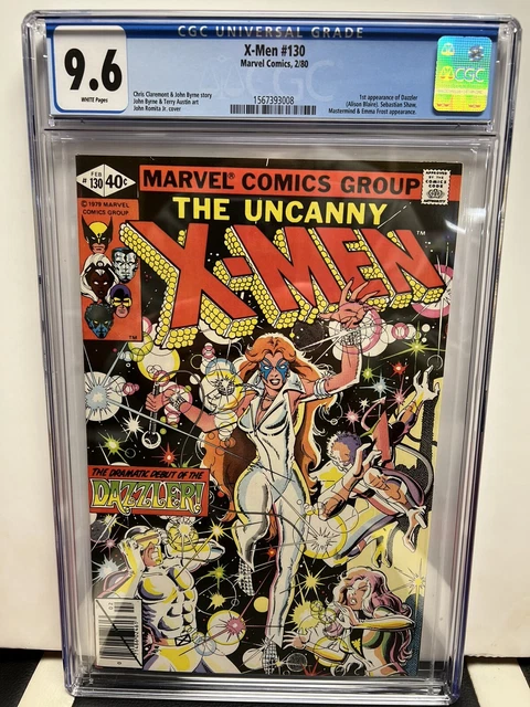 Uncanny X-Men #130 CGC 9.6 1980  1st app. Dazzler Movie Marvel White Pages Mint