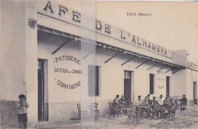 Cpa Taza Cafe De L'alhambra