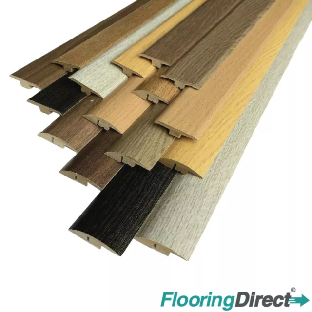 MDF Laminate Wood Flooring Threshold Door Profile Trim T-Bar or Ramp Edge End